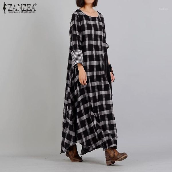 casual dresses kaftan check shirt dress women plaid sundress zanzea spring irregular long sleeve maxi vestidos female striped robe plus size, Black;gray
casual dresses kaftan check shirt dress women plaid sundress zanzea spring irregular long sleeve maxi vestidos female striped robe plus size, Black;gray