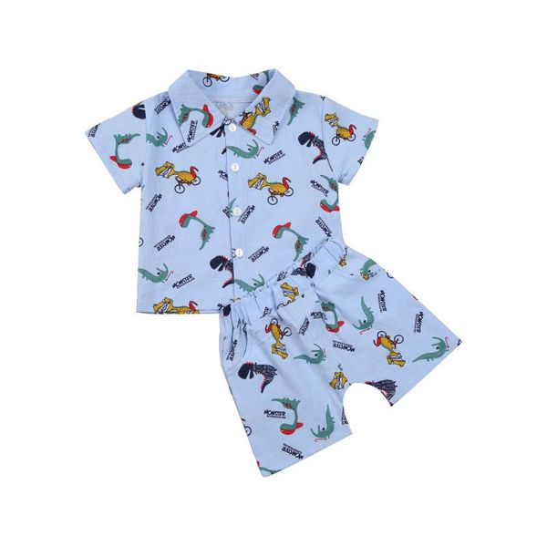 clothing sets kids baby boys 2-piece outfit set short sleeve cartoon print shirt+shorts for children, White
clothing sets kids baby boys 2-piece outfit set short sleeve cartoon print shirt+shorts for children, White