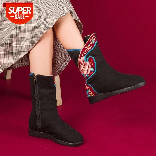 embroidery boots national floral knee boots retro butterfly embroidered winter warm zipper shoes woman #6w8l, Black
embroidery boots national floral knee boots retro butterfly embroidered winter warm zipper shoes woman #6w8l, Black
