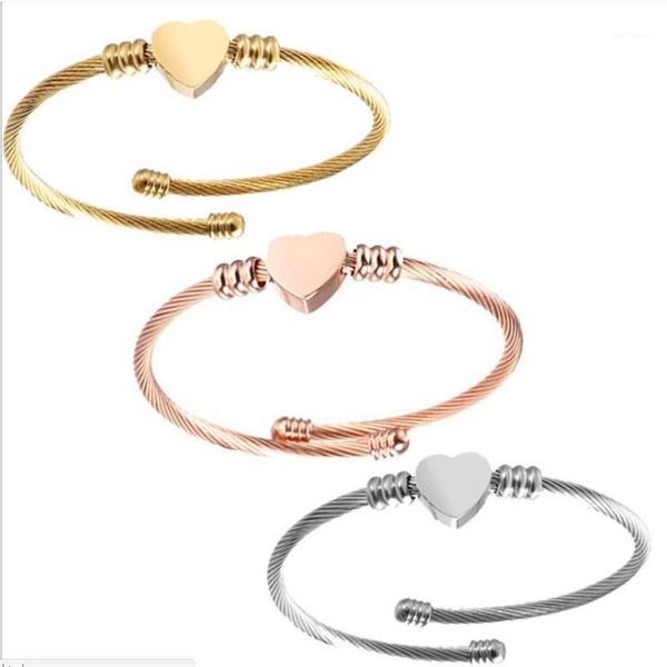 stainless steel love ladies steel wire bracelet popular fashion korean heart-shaped wire noose bracelet titanium jew1, Black
stainless steel love ladies steel wire bracelet popular fashion korean heart-shaped wire noose bracelet titanium jew1, Black