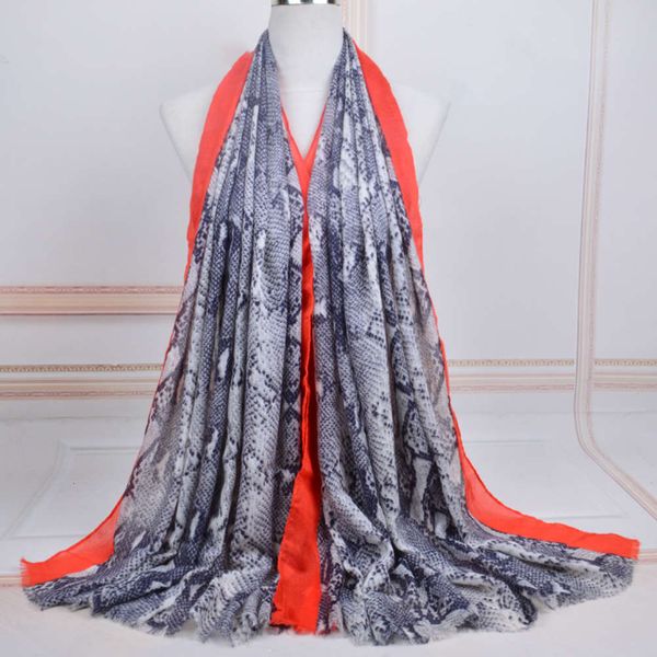 korean autumn and winter new snake pattern cotton women's long versatile shawl tassel silk scarf, Blue;black 
korean autumn and winter new snake pattern cotton women's long versatile shawl tassel silk scarf, Blue;black