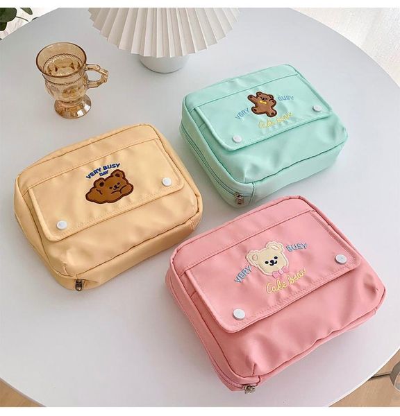 cosmetic bags & cases korea fashion bear cute student pencil bag case holder large capacity home storage pouch
cosmetic bags & cases korea fashion bear cute student pencil bag case holder large capacity home storage pouch