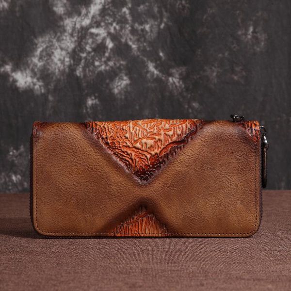 new woman's wallet retro leisure long woman's european and american handbags, Red;black
new woman's wallet retro leisure long woman's european and american handbags, Red;black