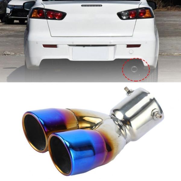 manifold & parts car exhaust tip universal double outlet rolled edge muffler stainless steel bent 70mm pipe end for autos
manifold & parts car exhaust tip universal double outlet rolled edge muffler stainless steel bent 70mm pipe end for autos