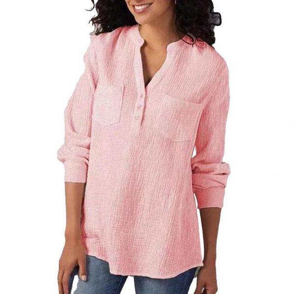 women's blouses & shirts women blouse shirt solid color v neck autumn winter female pockets long sleeve elegant office lady blusas muje, White
women's blouses & shirts women blouse shirt solid color v neck autumn winter female pockets long sleeve elegant office lady blusas muje, White