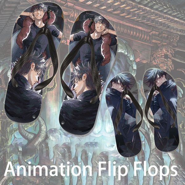 incantation anime back combat slippers men and women wu tiao wu the second element polygonum cuspidatum yuren beach flip-flops cosplay, Black
incantation anime back combat slippers men and women wu tiao wu the second element polygonum cuspidatum yuren beach flip-flops cosplay, Black