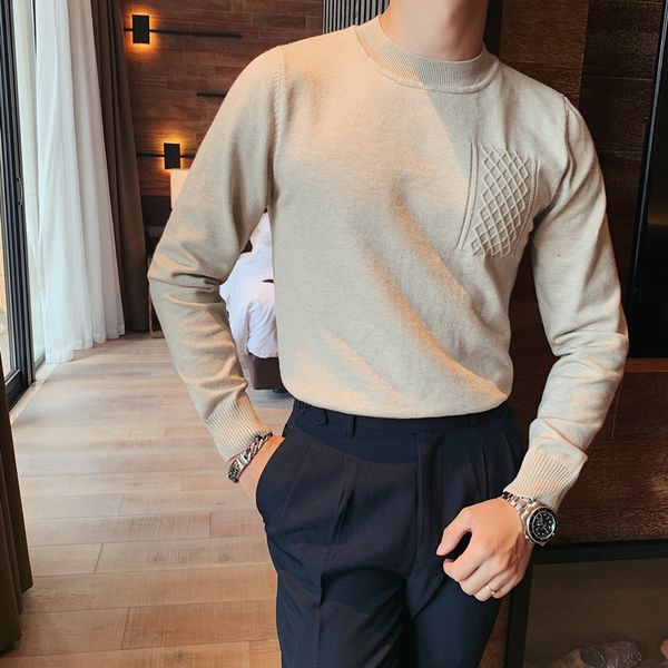 British 2021 New Style Autumn Long Pullovers The-neck Sweater Men's Clothes Fine Casual Fit Streetwear Pull Homme 3xl- GG3Y, White;black
British 2021 New Style Autumn Long Pullovers The-neck Sweater Men's Clothes Fine Casual Fit Streetwear Pull Homme 3xl- GG3Y, White;black