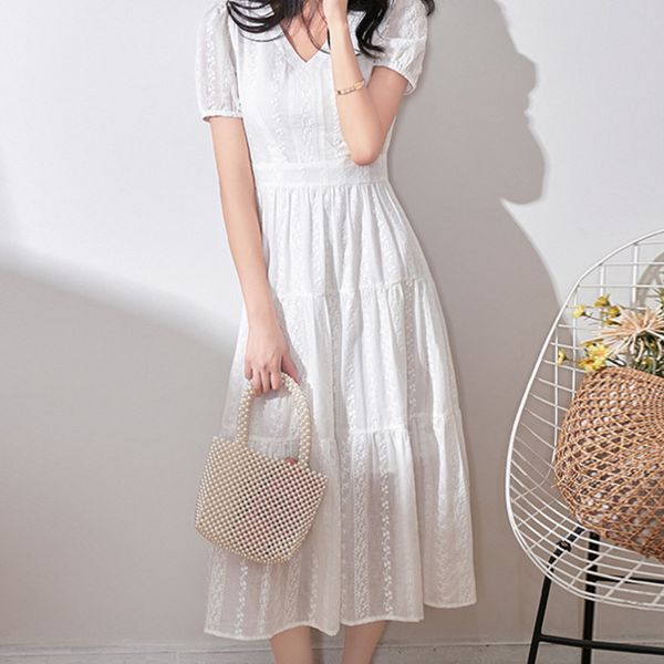 long evening dress for women short sleeve v neck white lace ladies vintage formal party maxi dress 2021, Black;red
long evening dress for women short sleeve v neck white lace ladies vintage formal party maxi dress 2021, Black;red