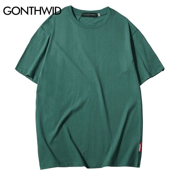 gonthwid casual cotton solid tshirts men women hip hop crewneck short sleeve blank streetwear tees summer male t shirts 3xl 210317, White;black
gonthwid casual cotton solid tshirts men women hip hop crewneck short sleeve blank streetwear tees summer male t shirts 3xl 210317, White;black