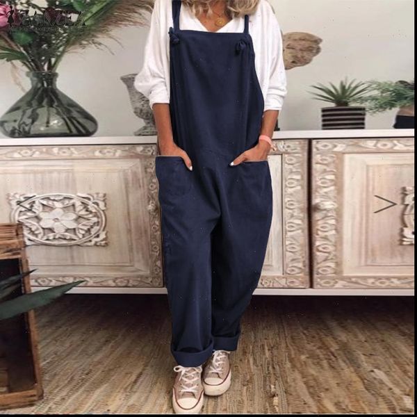 2021 vintage suspender rompers womens jumpsuit female sleeveless wide legs jumpsuits solid pockets overalls long playsuit, Black;white
2021 vintage suspender rompers womens jumpsuit female sleeveless wide legs jumpsuits solid pockets overalls long playsuit, Black;white