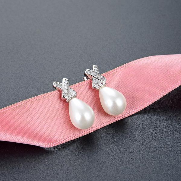 stud s925 sterling silver simple style english letter shape zircon pearl earrings personality bead jewelry, Golden;silver
stud s925 sterling silver simple style english letter shape zircon pearl earrings personality bead jewelry, Golden;silver