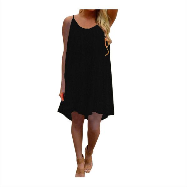 big swing loose womens dresses spaghetti strap back hollow out summer sleeveless beach plus size short mini p2, Black;gray
big swing loose womens dresses spaghetti strap back hollow out summer sleeveless beach plus size short mini p2, Black;gray