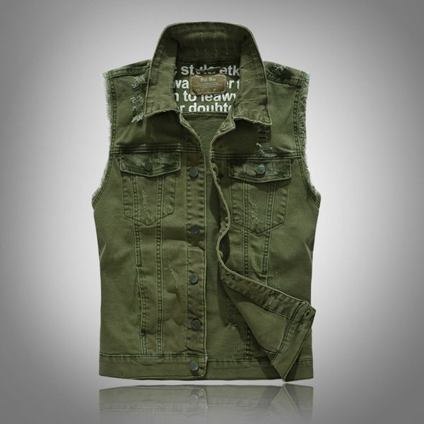men's tight vt, denim et, torn, casual, svels, green, 2021, Black;white