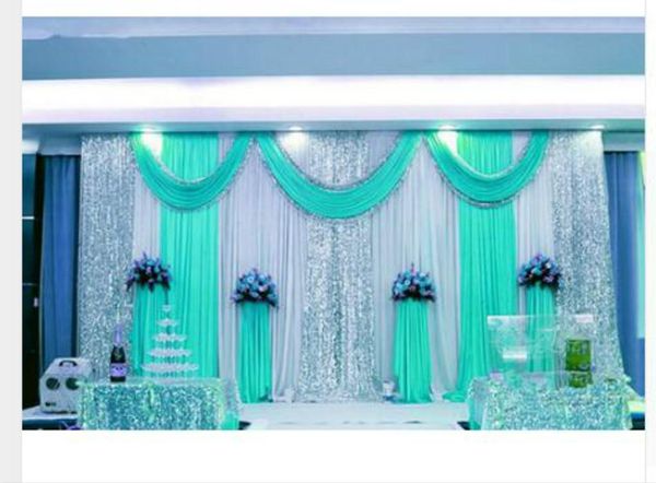 party decoration wholesale 10ftx10ft sequin wedding backdrop curtain with swag background romantic ice silk stage
party decoration wholesale 10ftx10ft sequin wedding backdrop curtain with swag background romantic ice silk stage