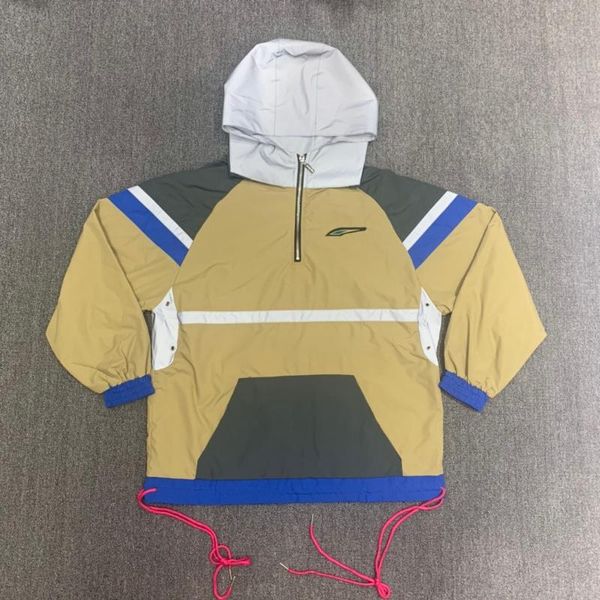 men's jackets reflective jacket 21ss hip hop joint woven half zipper pullover trendy sport windbreak, Black;brown
men's jackets reflective jacket 21ss hip hop joint woven half zipper pullover trendy sport windbreak, Black;brown