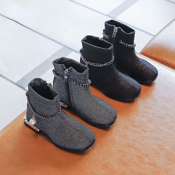 boots girl spring 2021 children fashion big pearl chain shoes for girls exotic chic low heels korean, Black;grey
boots girl spring 2021 children fashion big pearl chain shoes for girls exotic chic low heels korean, Black;grey
