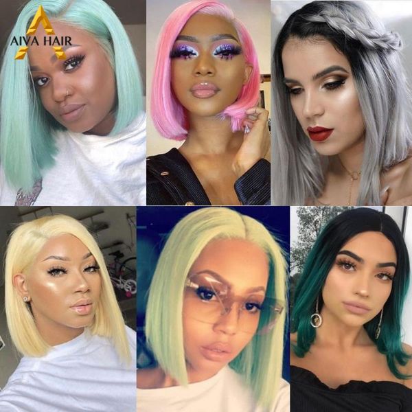 synthetic wigs aiva lace front wig ombre gray straight bob high temperature fiber for black women
synthetic wigs aiva lace front wig ombre gray straight bob high temperature fiber for black women