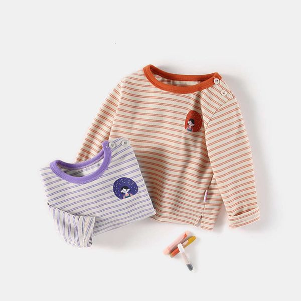 2021 new amila striped t-shirt children's clothes spring and autumn girls' versatile top, Blue
2021 new amila striped t-shirt children's clothes spring and autumn girls' versatile top, Blue