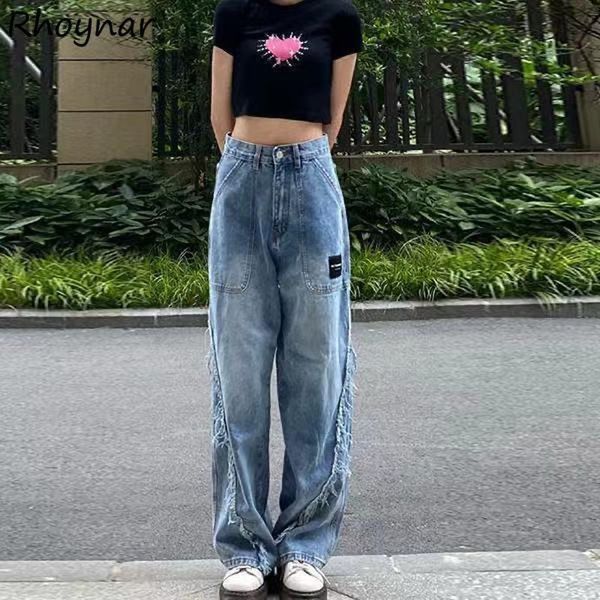 women's jeans women wide leg trousers design ripped patchwork denim hip hop streetwear loose high waist full length casual fashion ins, Blue
women's jeans women wide leg trousers design ripped patchwork denim hip hop streetwear loose high waist full length casual fashion ins, Blue