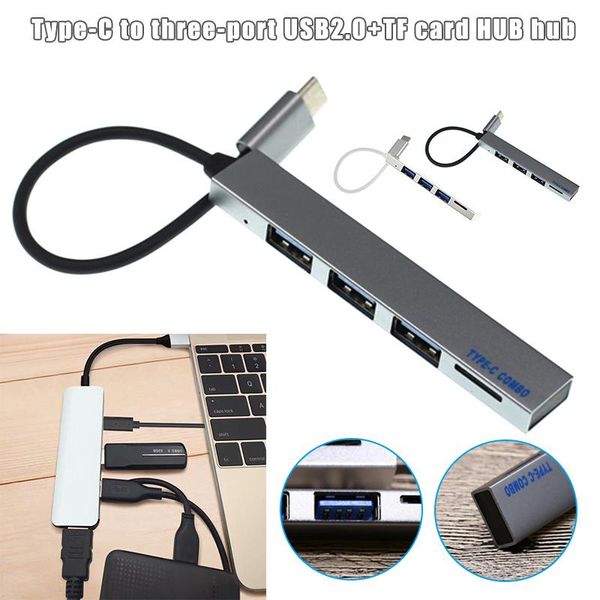hubs type c to usb2.0 hub tf card port adapter portable for mobile phone laphome office converter computer accessories h-
hubs type c to usb2.0 hub tf card port adapter portable for mobile phone laphome office converter computer accessories h-