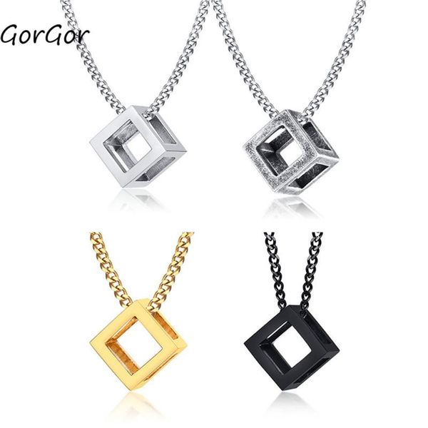 pendant necklaces gorgor necklace men stainless steel pattern hollow out simplicity individuality accessories pn-1268, Silver
pendant necklaces gorgor necklace men stainless steel pattern hollow out simplicity individuality accessories pn-1268, Silver