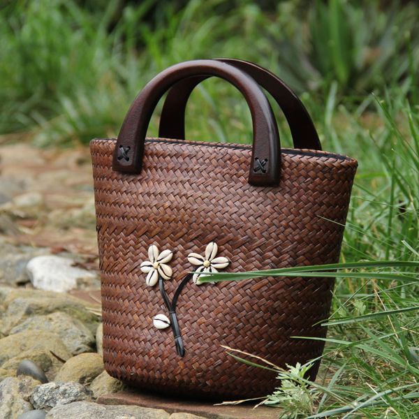 woven bag straw bamboo brown stuff sackstotes rattan straw leisure vacation beach portable bucket women's medium
woven bag straw bamboo brown stuff sackstotes rattan straw leisure vacation beach portable bucket women's medium