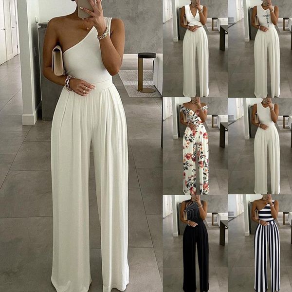 casual dresses 2021 european and american white solid color jumpsuit, Black;gray
casual dresses 2021 european and american white solid color jumpsuit, Black;gray