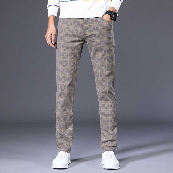 plaid jeans for men's stright denim pants men loose ankle-length jeans male plaid casual streetweat korean clothes jeans 201111, Blue
plaid jeans for men's stright denim pants men loose ankle-length jeans male plaid casual streetweat korean clothes jeans 201111, Blue
