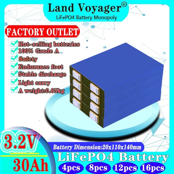 land voyager lifepo4 3.2v 30ah 5c battery bateria for diy 12v lithium iron phosphate e-bike e scooter wheel chair agv car golf carts aaa gra
land voyager lifepo4 3.2v 30ah 5c battery bateria for diy 12v lithium iron phosphate e-bike e scooter wheel chair agv car golf carts aaa gra