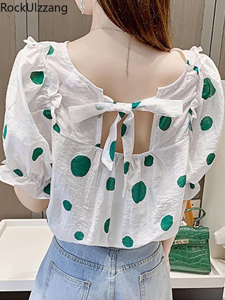 women's blouses & shirts plus size frill ruffle hollow backless tie bow dot slim chiffon shirt women ladies elegant office blouse fashi, White
women's blouses & shirts plus size frill ruffle hollow backless tie bow dot slim chiffon shirt women ladies elegant office blouse fashi, White