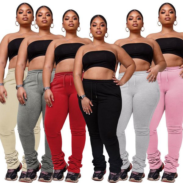 women's casual trousers autumn and winter new fashion solid color leisure large women's pants drawstring sports casual pile pants, Black;white
women's casual trousers autumn and winter new fashion solid color leisure large women's pants drawstring sports casual pile pants, Black;white