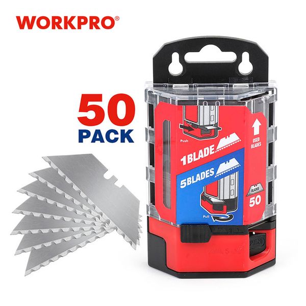 workpro serrated knife bades sk5 stee bades heavy duty utiity knife bades 50pc/ot
workpro serrated knife bades sk5 stee bades heavy duty utiity knife bades 50pc/ot