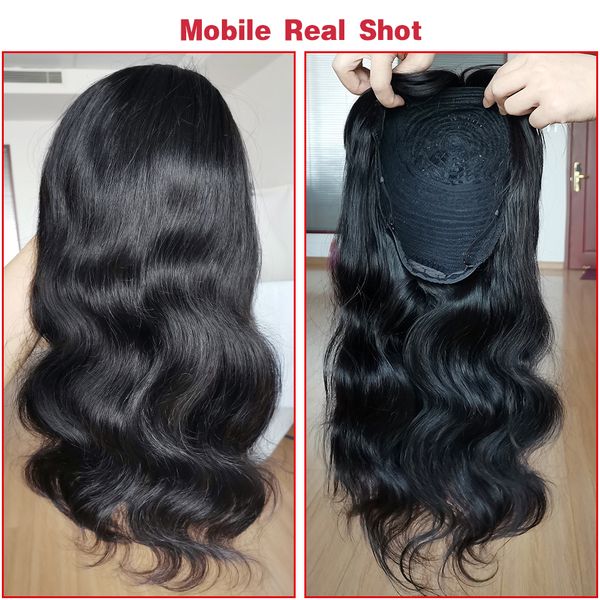long human hair wigs with bangs brazilian body wave wig full machine made wig with bang 1620 inch 130 density remy yepei hair, Black
long human hair wigs with bangs brazilian body wave wig full machine made wig with bang 1620 inch 130 density remy yepei hair, Black