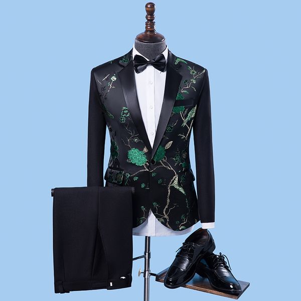 blue red green flowers embroidery mens suits formal prom male singer stage costumes teams chorus studio performance clthing, Black;red
blue red green flowers embroidery mens suits formal prom male singer stage costumes teams chorus studio performance clthing, Black;red
