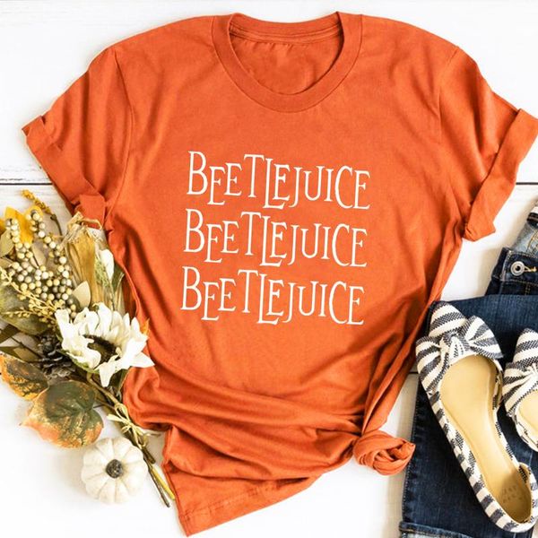 women's t-shirt beetlejuice letters printed women t shirts halloween witch gothic punk tshirt orange grunge wicca shirt funny fall clot, White
women's t-shirt beetlejuice letters printed women t shirts halloween witch gothic punk tshirt orange grunge wicca shirt funny fall clot, White