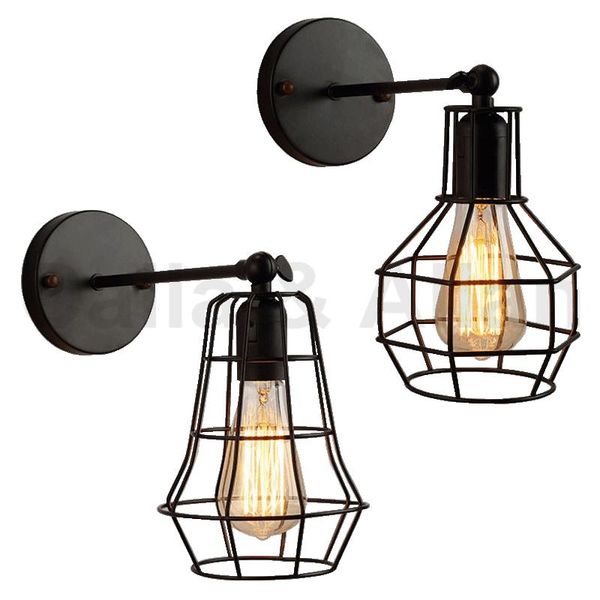 wrought iron round birdcage wall lamp loft e27 ac90-240v vintage retro edison beside lamp with bulb 40w
wrought iron round birdcage wall lamp loft e27 ac90-240v vintage retro edison beside lamp with bulb 40w