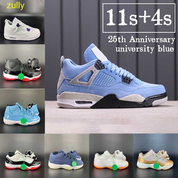 2021 4 4s university blue 11 11s basketball shoes 25th anniversary low white bred metallic purple black cat mens sneakers men women trainers
2021 4 4s university blue 11 11s basketball shoes 25th anniversary low white bred metallic purple black cat mens sneakers men women trainers