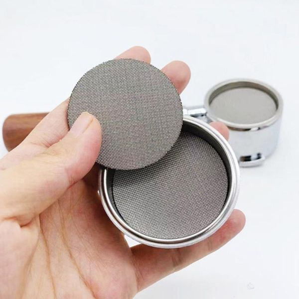 coffee filters 51/53.5/58.5mm contact shower screen puck filter mesh for expresso portafilter machine universally used
coffee filters 51/53.5/58.5mm contact shower screen puck filter mesh for expresso portafilter machine universally used