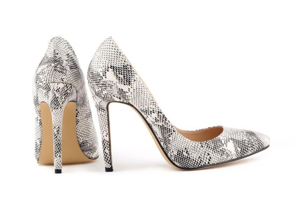dress shoes women's pointed classic thin heel shallow super high-heeled snake pattern, Black
dress shoes women's pointed classic thin heel shallow super high-heeled snake pattern, Black