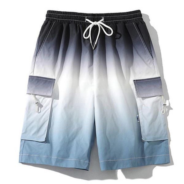 men's shorts cargo men cool gradient summer streetwear casual short pants brand clothing comfortable, White;black
men's shorts cargo men cool gradient summer streetwear casual short pants brand clothing comfortable, White;black