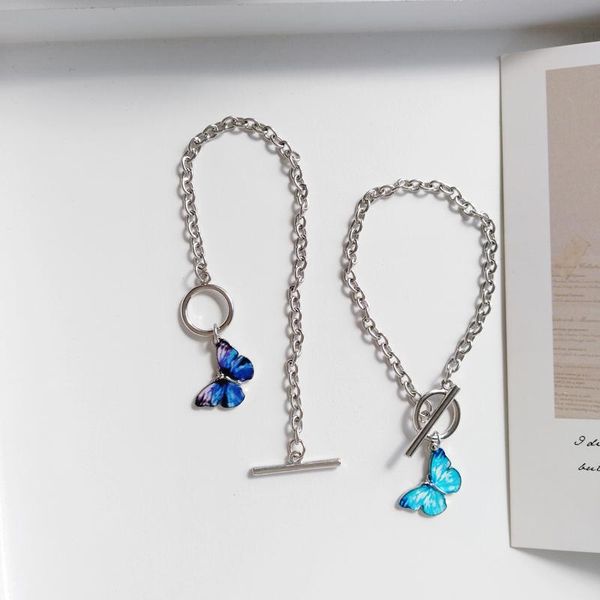 charm bracelets vsnow korean blue color gradient butterfly bracelet for women femme chunky link small circle toggle clasp, Golden;silver
charm bracelets vsnow korean blue color gradient butterfly bracelet for women femme chunky link small circle toggle clasp, Golden;silver