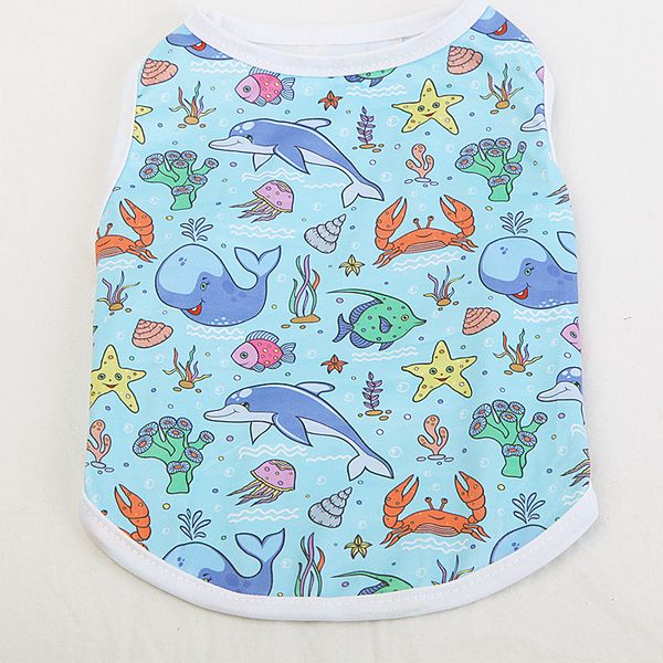 underwater world dog apparel sublimation dogs clothes vest waistcoat spring summer pleasantly cool pet vests ventilation non stick hair shir
underwater world dog apparel sublimation dogs clothes vest waistcoat spring summer pleasantly cool pet vests ventilation non stick hair shir