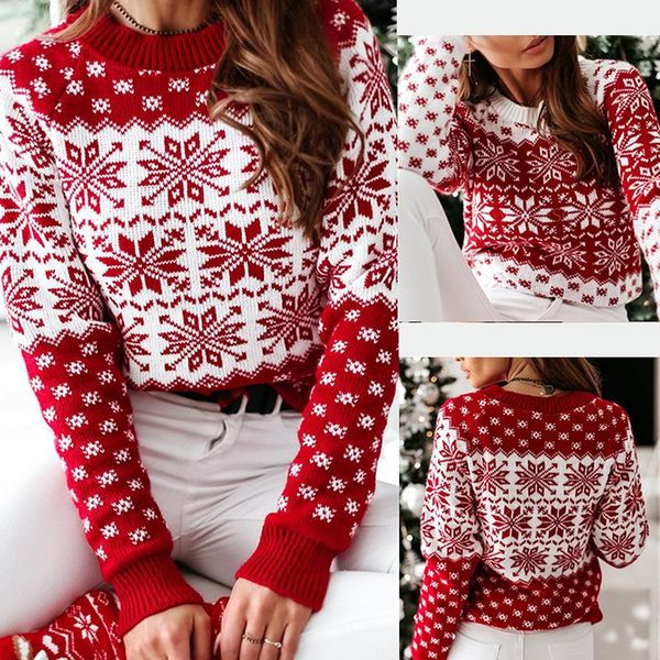 women's sweaters women autumn winter christmas sweater ladies knitted jumper pullover snowflake elk print and pullovers, White;black
women's sweaters women autumn winter christmas sweater ladies knitted jumper pullover snowflake elk print and pullovers, White;black