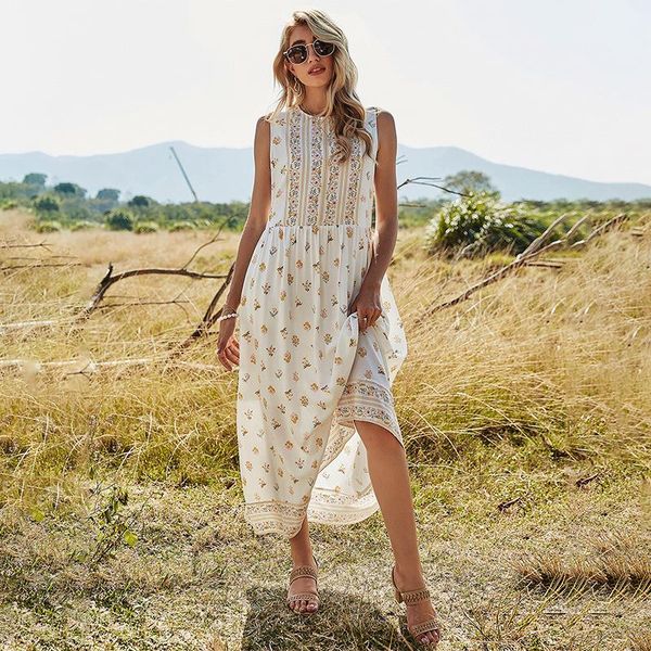 spring new sleeveless print dress women casual o neck white sweet sling dress for women 2021 summer, Black;gray
spring new sleeveless print dress women casual o neck white sweet sling dress for women 2021 summer, Black;gray