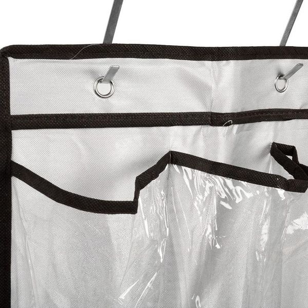 clothing & wardrobe storage fabric 22 pocket 6 layers with 3 hooks clear over door hanging shoes clothes bags organizer rack ac889
clothing & wardrobe storage fabric 22 pocket 6 layers with 3 hooks clear over door hanging shoes clothes bags organizer rack ac889