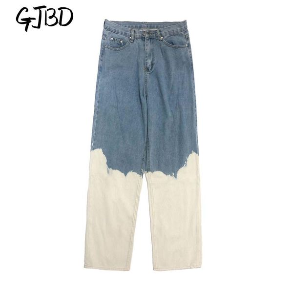women's jeans baggy high waist 2021 y2k streetwear splash ink color matching straight pants harajuku fashion denim trouser, Blue
women's jeans baggy high waist 2021 y2k streetwear splash ink color matching straight pants harajuku fashion denim trouser, Blue