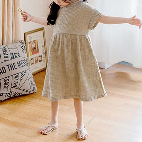 girl's dresses for girls summer short sleeve casual clothes children khaki clothing and o-neck girl solid color dress 2021, Red;yellow
girl's dresses for girls summer short sleeve casual clothes children khaki clothing and o-neck girl solid color dress 2021, Red;yellow
