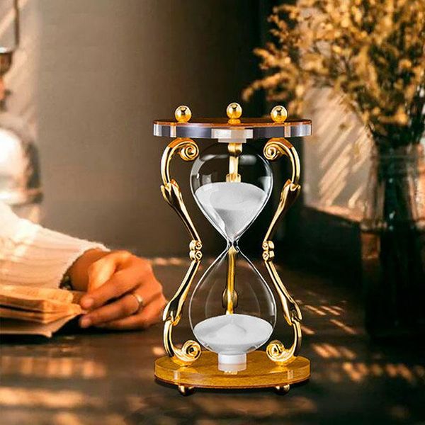 other clocks & accessories time hourglass 15/30 minutes timer luxury wrought iron metal home bedroom living room desk decoration ornaments
other clocks & accessories time hourglass 15/30 minutes timer luxury wrought iron metal home bedroom living room desk decoration ornaments