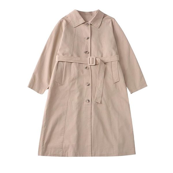women's trench coats korean style loose long windbreaker single-breasted slim fashion jacket spring and autumn gabardina mujer, Tan;black
women's trench coats korean style loose long windbreaker single-breasted slim fashion jacket spring and autumn gabardina mujer, Tan;black