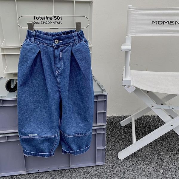80-130 cm spring autumn girls cool loose jeans pant baby kids children denim trousers, Blue
80-130 cm spring autumn girls cool loose jeans pant baby kids children denim trousers, Blue